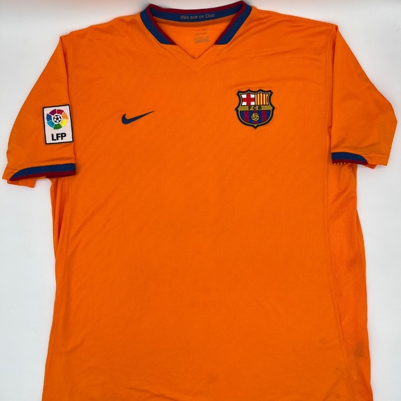 Ronaldinho #10 Barcelona 2006/2007 Away ORIGINAL Nike Rare Soccer Jersey (XL) - Picture 3 of 9